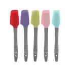 1pc Mini Silicone Cream Butter Cake Spatula Mixing Batter Scraper Brush X!