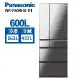 Panasonic 國際牌 600L 一級能效 六門變頻冰箱 NR-F609HX-X1 鑽石黑