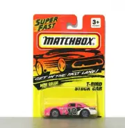 MATCHBOX SUPERFAST #48 - PINK - FIREBIRD RACER CAR - MINT ON CARD 1995