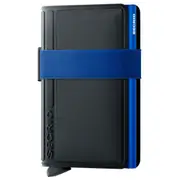 Secrid Bandwallet Compact RFID Wallet - Black / Cobalt (TPU)