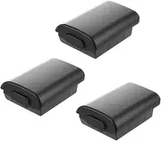 Mellisso 3X Lid Cover Case Cover Case Black Battery for 360 Controller