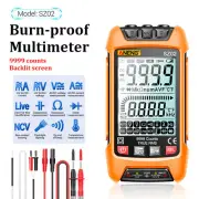 6000 Counts Digital Smart Multimeter Tester True Capacitance Meter Transistor