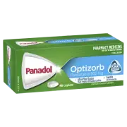 Panadol Optizorb 48 Caplets Paracetamol 500mg Gentle & Effective Pain Relief
