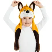 Foxy Fox Plush Headpiece Kids Costume Dress-Up Play Accessory