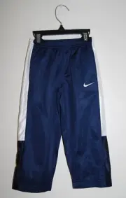 NWT Nike Toddler Boys Obsidian Navy Blue w/ White Side Stripes Track Pants sz 2T