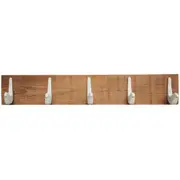Bird Hooks Multi Wood/Metal 58cm Wall Hanging Hat/Coat Holder/Hanger Organiser