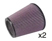 (2 PACK)AIRSEP CD190 MESH AIR INTAKE FILTER 7.5”x10” TAPERED CAT3126