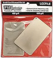 PSI Woodworking LCCFILE Credit Card Diamond File Set