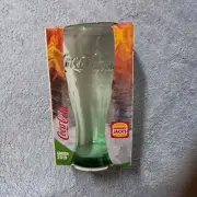 Coca Cola Green 2019, Coke Glass, Ice Meets Flame, Limited Edition Hungry Jacks