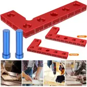 Small Square Center Finder Tool Aluminum Alloy Mini Square Ruler Precise·-