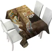 Adorable Fictional Creatures for Kids Tablecloth