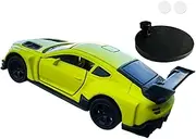 Qianly Miniature Car Model Car Dashboard Decoration 1:64 Decorative Dynamic Home Office Desktop Universal Auto Accessories, Yellow Green