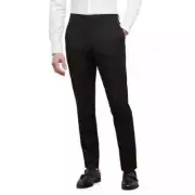 Kenneth Cole Men’s Suit Separate Pant, Black, 38x32