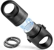 FEGVE Titanium Magnetic Key Holder, Quick Release Keychain, Detachable Magnetic Keychain, Safely Lock System-360 ° Rotatable