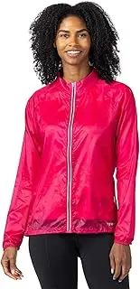 [TERRY] Mistral Packable Womens Running Cycling Jacket Semi-Fitted Lightweight Reflective Windproof Soft Shell Windbreaker