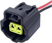 2Pin 1.8MM Auto Tyco Water Temperature Sensor Electronic Connector Wire Harness Plug Compatible with Toy~ta Camry Corolla 178390-2 (Color : 2P Black, Size : 5 Pcs)