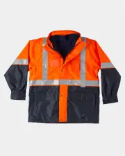 Brahma Hi Vis Reflective Tempest 4 in 1 Waterproof Jacket