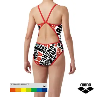 Arena 女專業訓練款連身三角泳衣 (耐氯) TOUGHTSUIT系列 日本布料 挖背設計