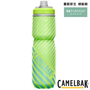 【CAMELBAK】Podium 自行車保冷噴射水瓶 710ml(水杯/水壺/補水/戶外/露營/運動/單車)