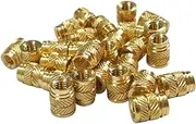 [initeq] #1/4-20 1/4" Threaded Heat Set Inserts for 3D Printing (50, Long)
