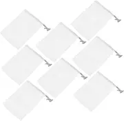 WOONEKY Soap Net Bag 8pcs Exfoliating Meshes for Face Foaming Soap Saver Pouches