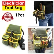 Electrician Tool Bag Waist Pocket Belt Pouch Canvas Hardware Toolkit Holder Bags