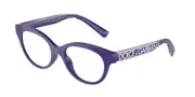 Dolce & Gabbana DX5003 Kids 3335 Kids' Glasses Purple Size 48 - Private Health Rebate - Blue Light Block Available