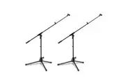 2PK Hercules MS540B Low Profile Tripod Microphone Stand Holder w Boom Mic Clip