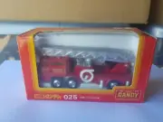 TOMICA DANDY 025 AERIAL LADDER FIRE TRUCK [RED] MINT VHTF MADE IN JAPAN
