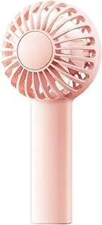 SWEETFULL Mini Portable Fan - Rechargeable Handheld Fan, 3 Speeds Personal Hand Gifts for Travel, Makeup, Eyelash, Kids, Girls, Women - USB, Cute Design