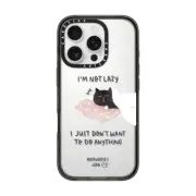 iPhone 16 Pro Impact Case I'm not lazy...by Moonaries illo