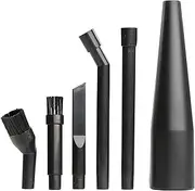 [CRAFTSMAN] CMXZVBE38668 1-1/4 in. 6-Piece Micro-Cleaning Wet Dry Vac Attachment Kit, Industrial-Grade Shop Vacuum Accessories for Intricate and Detail Cleaning, Fits 1-1/4 in. Hose Diameter