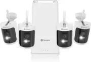 Swann AllSecure650™ Wi-Fi Security Camera System with 1 TB HDD, 4 Camera 8 Chann