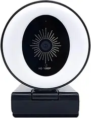 SHANGLIN 1080P High Resolution Webcam with Adjustable Light and Noise-reducing Microphones, USB Webcam for Online Learning,Meeting and Video Recording,Suitable for Windows,iOS,Android,etc.