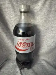Share a Coke with Aidan 2025 Personalized Gift Coca~Cola Bottle 20oz Diet