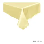 Jacquard Table Cloth Mist Lemon 135 x 180 cm