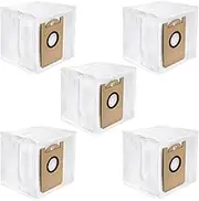 5 Pack Dust Bags Accessories Kit for Ultenic T10 Robot Vacuum Cleaner Dust Bag