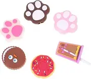 6Pcs Cartoon Data Cable Protectors Unique Charging Line Covers Prevent Cable Breakage Adorable Designs for Organizing Phone Charging Cables Durable Safe
