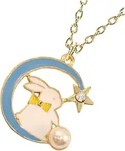 [GAROZATION] Necklace Moon Moon Decorations Decor Jewelry for Ornament Jewelry Labret Jewelry Play Jewelry Kid Jewlery Jewelry Alloy