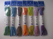 Japan Embroidery SASHIKO THREAD OLYMPUS 20m MIX 7COLORS SET