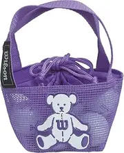 Wilson BEAR4 8 Piece Net Case, White