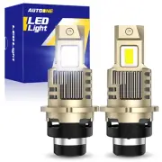 2Pc D2S D2R LED Headlight Bulb Replace HID Xenon Super Bright Conversion Kit EXR