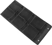 SEWACC Storage Bag Desk Side Hanging Bag Bedside Organizer for Bed Hanging Organizer File Holder Classroom Organization Backpack Storage Non-woven Fabric Black