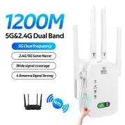 1200M WiFi Long Range Extender Repeater Wireless Amplifier Router Signal Booster