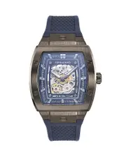 Ferragamo F-80 Tonneau Skeleton Watch, 42mm