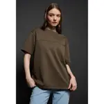 K&S SEAMLESS POCKET TEE ARMY 純色上衣男女