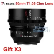 7artisans 50mm T1.05 Large Aperture Cine Lens for Leica L Panasonic S1R Camera