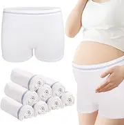 [HANSILK] Mesh Underwear Postpartum 8 Count Disposable Postpartum Underwear Hospital Mesh Panties for Post C-Section, Maternity Briefs