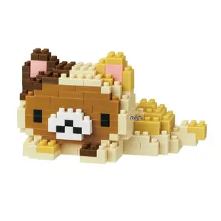 NanoBlock 迷你積木 - NBCC-051 拉拉熊 悠閒的貓咪