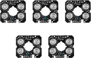 Mellisso 5X 4 Array IR LED Spot Light Infrared 4X IR LED Board for CCTV Cameras Night Vision (52mm Diameter)